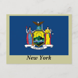 New York State Flag Postcard
