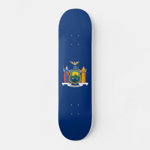New York State Flag Skateboard