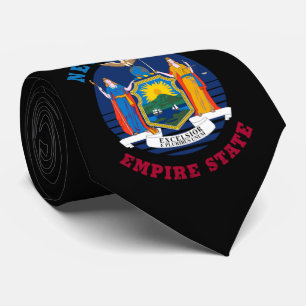 NEW YORK STATE FLAG TIE