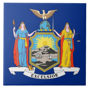 New York State Flag Tile