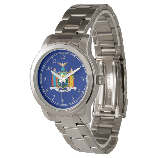 New York State Flag Watch Design (Angled)