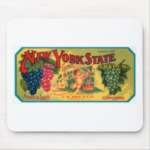 New York State Grapes Mouse Pad