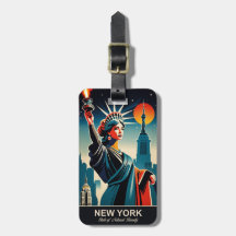 New York: State of Natural Beauty Luggage Tag