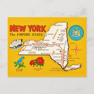 New York State Vintage Postcard