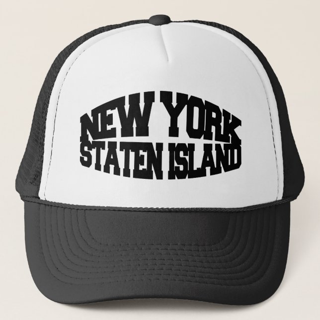 New York staten island Trucker Hat (Front)