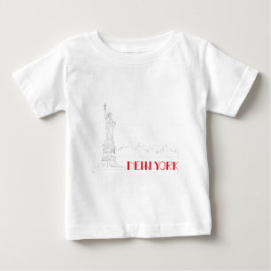 New-York, Statue-of-Liberty Cool Baby T-Shirt