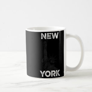 New York Statue Of Liberty Halftone Effect Coffee Mug