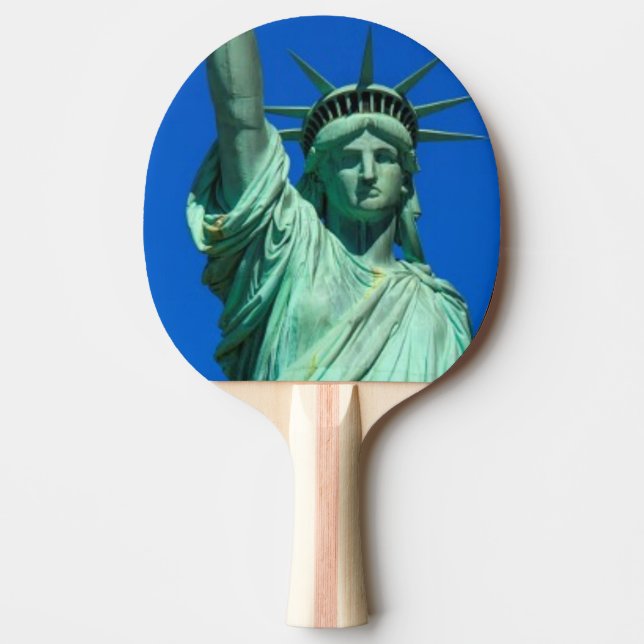 New-York, Statue of Liberty Ping Pong Paddle (Front)