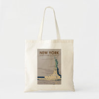 New York Statue of Liberty Retro