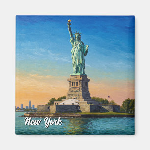New York Statue of Liberty Travel Magnet