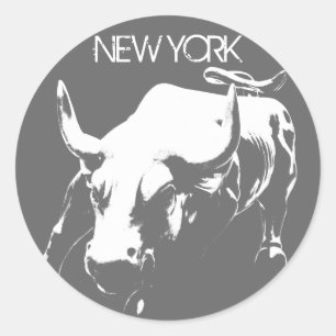 New York Stickers New York Bull Souvenir Stickers