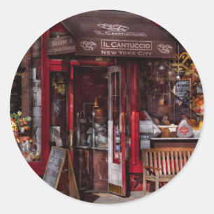 New York - Store - Greenwich Village - Il Cantucci Classic Round Sticker