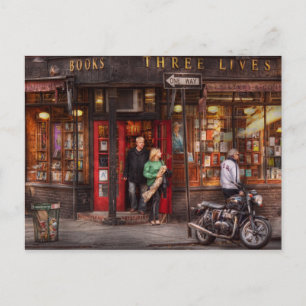 New York - Store - Greenwich Village - Three Lives Postcard
