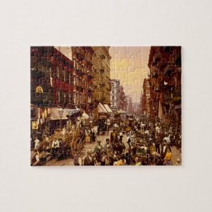 New York Street 1890 Jigsaw Puzzle