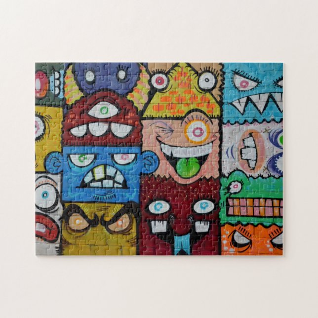 New York Street Art Mural Jigsaw Puzzle (Horizontal)