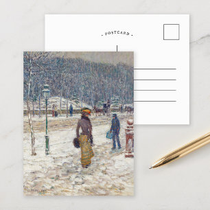 New York Street Childe Hassam Postcard