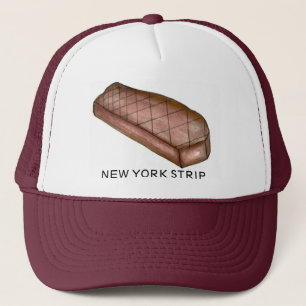 New York Strip Steak NYC Grilled Meat Steakhouse Trucker Hat