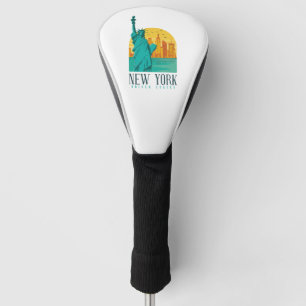 New York Stylish Skyline Golf Head Cover