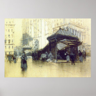 New York Subway Station 1912 Poster