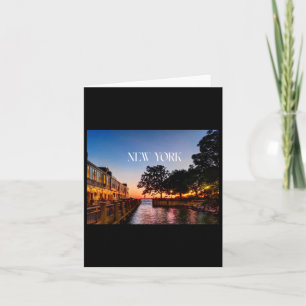New York Summer Nights Sticker  Card