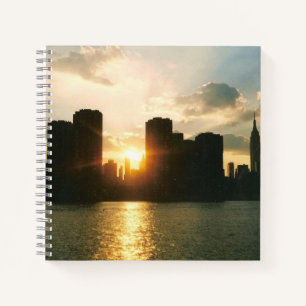 New York Sunset Notebook