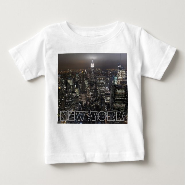 New York T-Shirt Baby's New York Souvenir T-Shirts (Front)