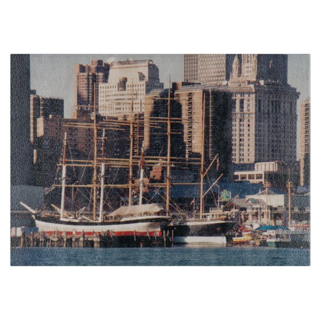 New York tall ships cutting board (Front)