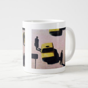 New York Taxis 1990 Large Coffee Mug