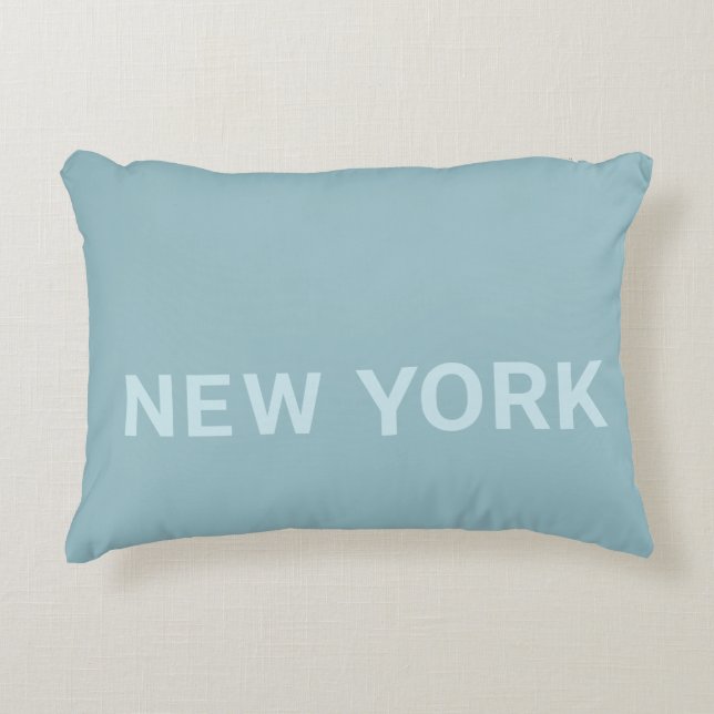 New York  Text Decorative Cushion (Front)