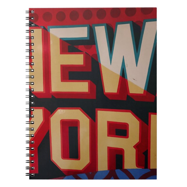 New York text Notebook (Front)