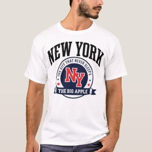 New York The Big Apple Vintage Graphic T-Shirt