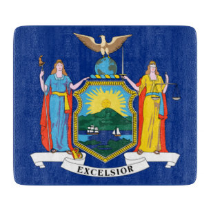 New York: The Empire State, Home Big Apple Flag Cutting Board