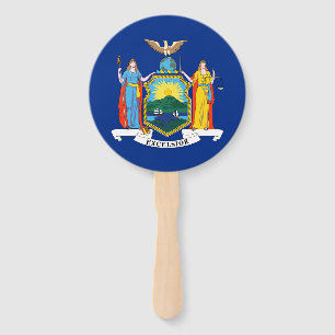 New York: The Empire State, Home Big Apple Flag Hand Fan