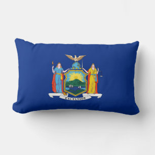 New York: The Empire State, Home Big Apple Flag Lumbar Cushion