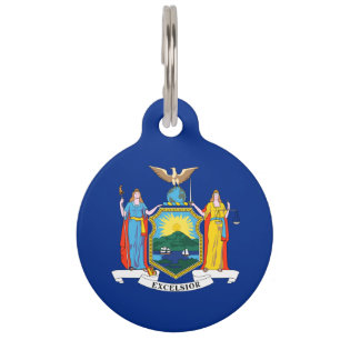 New York: The Empire State, Home Big Apple Flag Pet Tag
