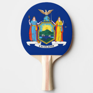 New York: The Empire State, Home Big Apple Flag Ping Pong Paddle
