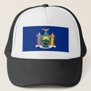 New York: The Empire State, Home Big Apple Flag Trucker Hat