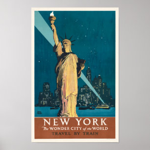 New York, the wonder city of the world  Poster
