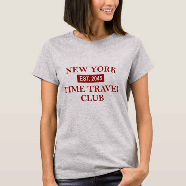 New York Time Travel Club Women's T-shirt (Front)