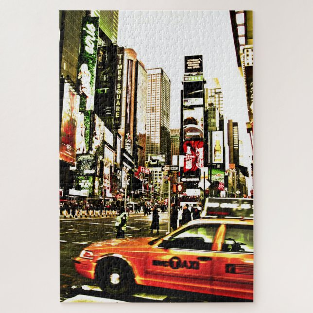 New York Times Square  Jigsaw Puzzle (Vertical)