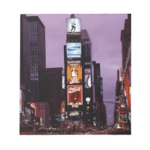 New York Times Square traffic at night