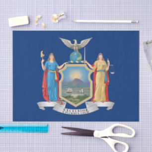 New York tissue paper, New York Flag tissue paper