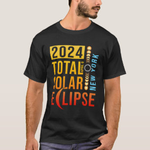 New York Total Solar Eclipse 2024 T-Shirt