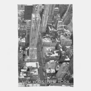 New York Towel Personalised NYC Souvenir Tea Towel