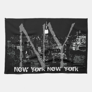 New York Towel Personalised NYC Souvenir Tea Towel