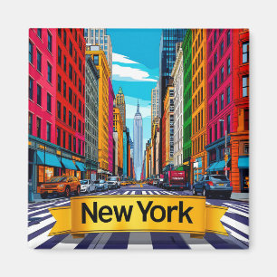 🧲 New York Travel Memories From Manhattan 🗽 Magnet