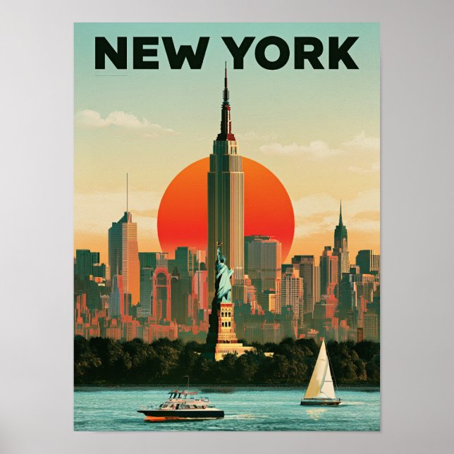 New York Travel Poster (Front)