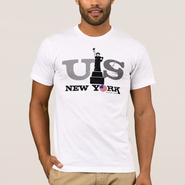 New York US Liberty Statue T-Shirt (Front)