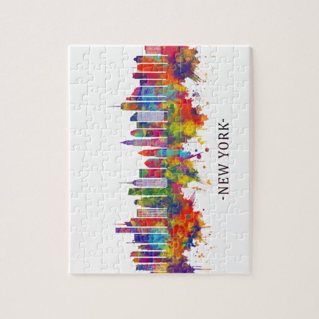 New York USA Skyline Jigsaw Puzzle (Vertical)