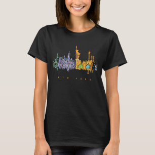 New York USA Skyline Urban Travel Shirt